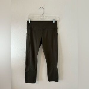 lululemon athletica olive green Leggings ‘30